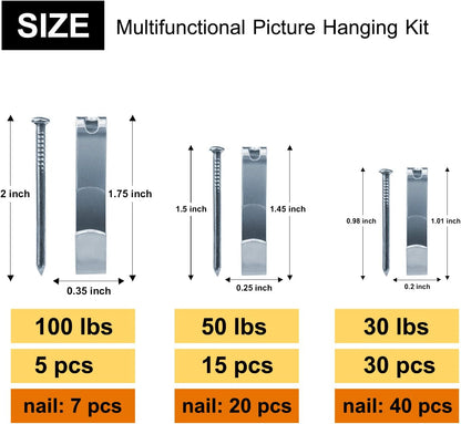 Professional Picture Hanging Kit – Secure & Easy Wall Mounting Solutions