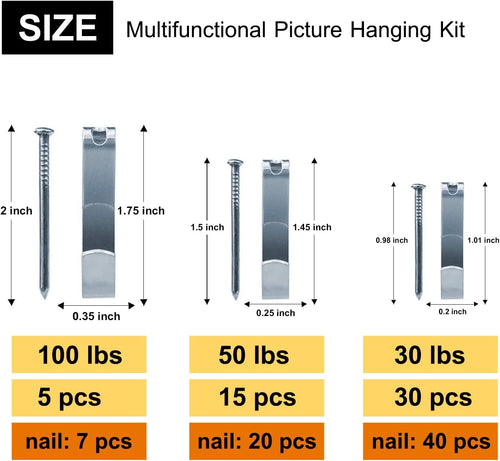 Professional Picture Hanging Kit – Secure & Easy Wall Mounting Solutions
